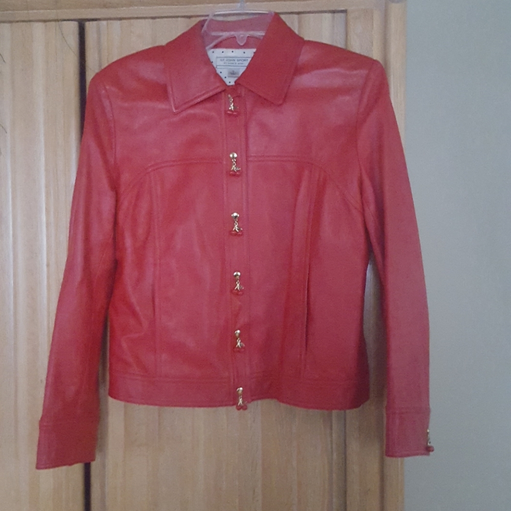St. John's Sport Geninue Leather Jacket